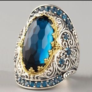 Vintage Rhinestone Rings Sz 7, Sz 8, Sz 9